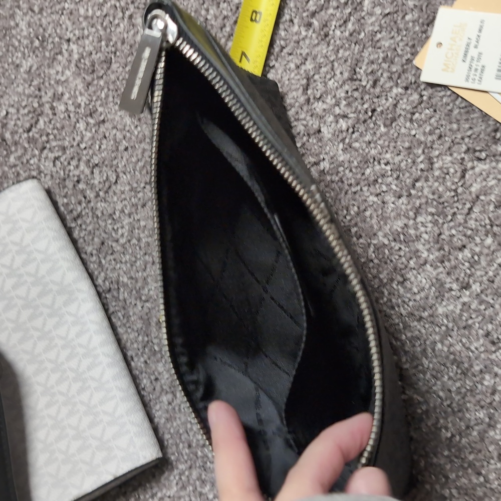 Michael Kors Kimberly Large Pebbled Leather and Logo 3-in-1 Tote Bag Set - Picture 13 of 16